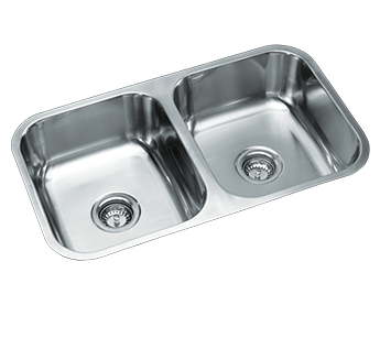 Nugleam Double Bowl Undermount Sink Everhard Industries