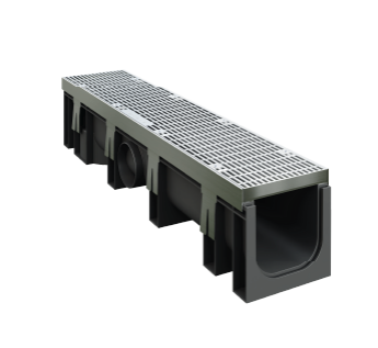 DuraDRAIN 150 Channel & Heel Guard Grate