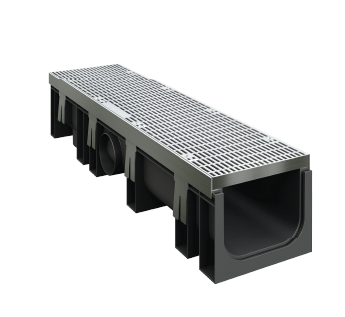 DuraDRAIN 200 Channel & Heel Guard Grate